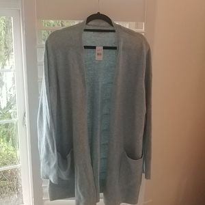 LOFT Light Blue cardigan - XL